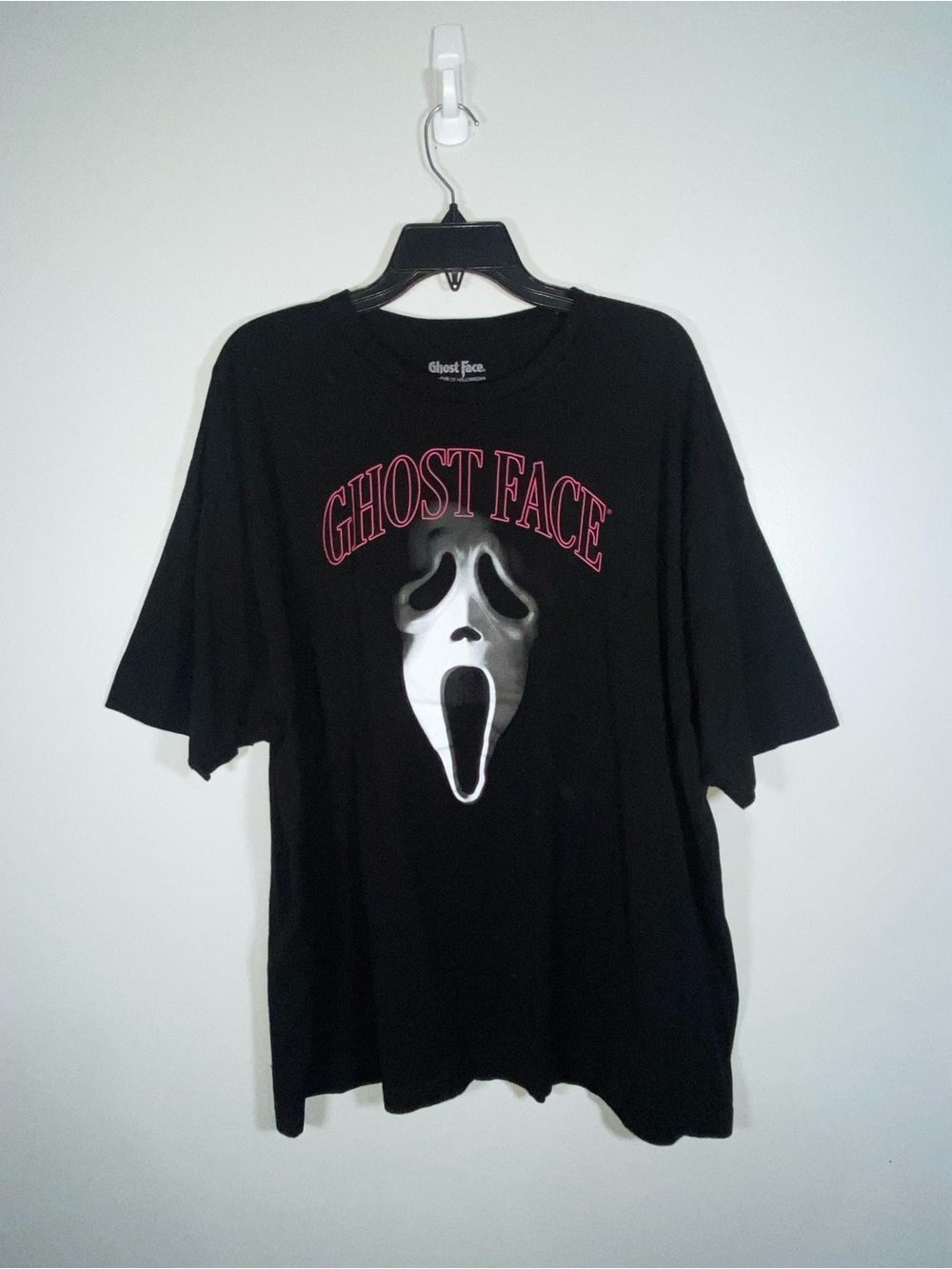 Ghost Face Graphic Tee - Black